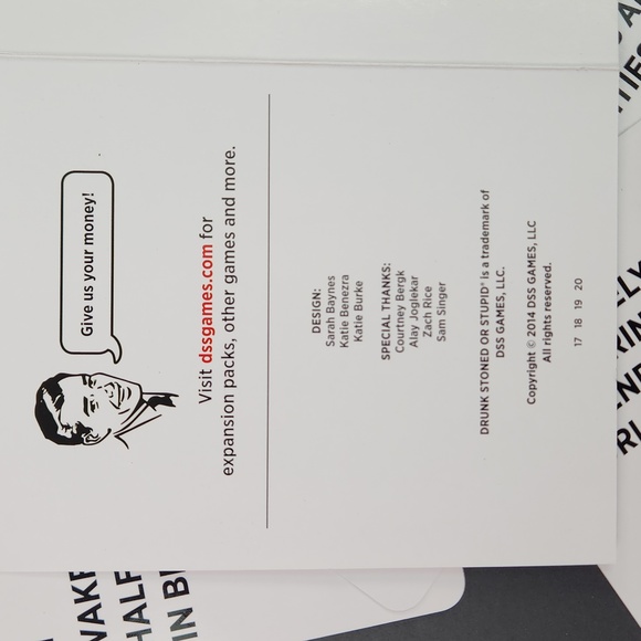 DRUNK, STONED OR STUPID PARTY GAME - Picture 12 of 13